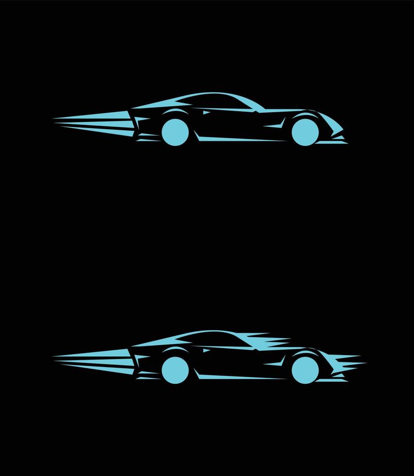 icono de supercoches aislado sobre fondo blanco vector