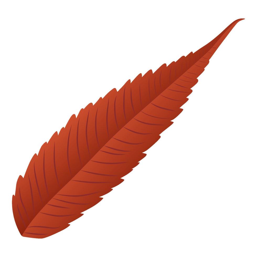 hoja caída de otoño. vector