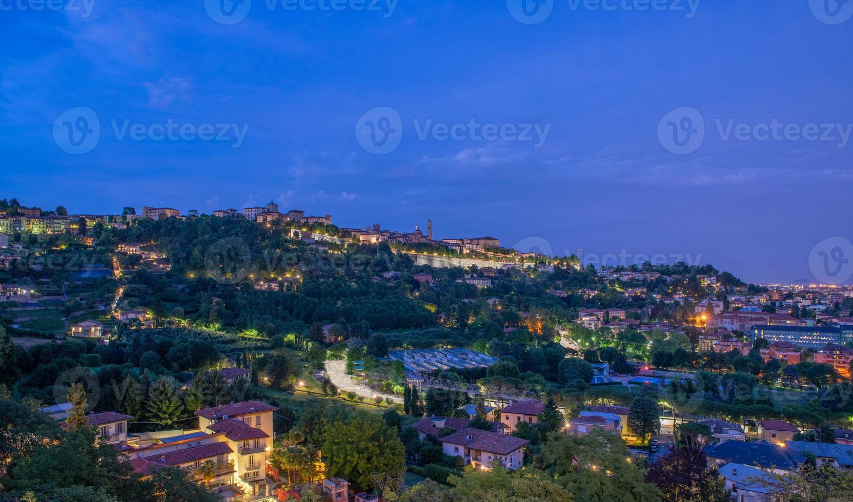 Bergamo old town photo