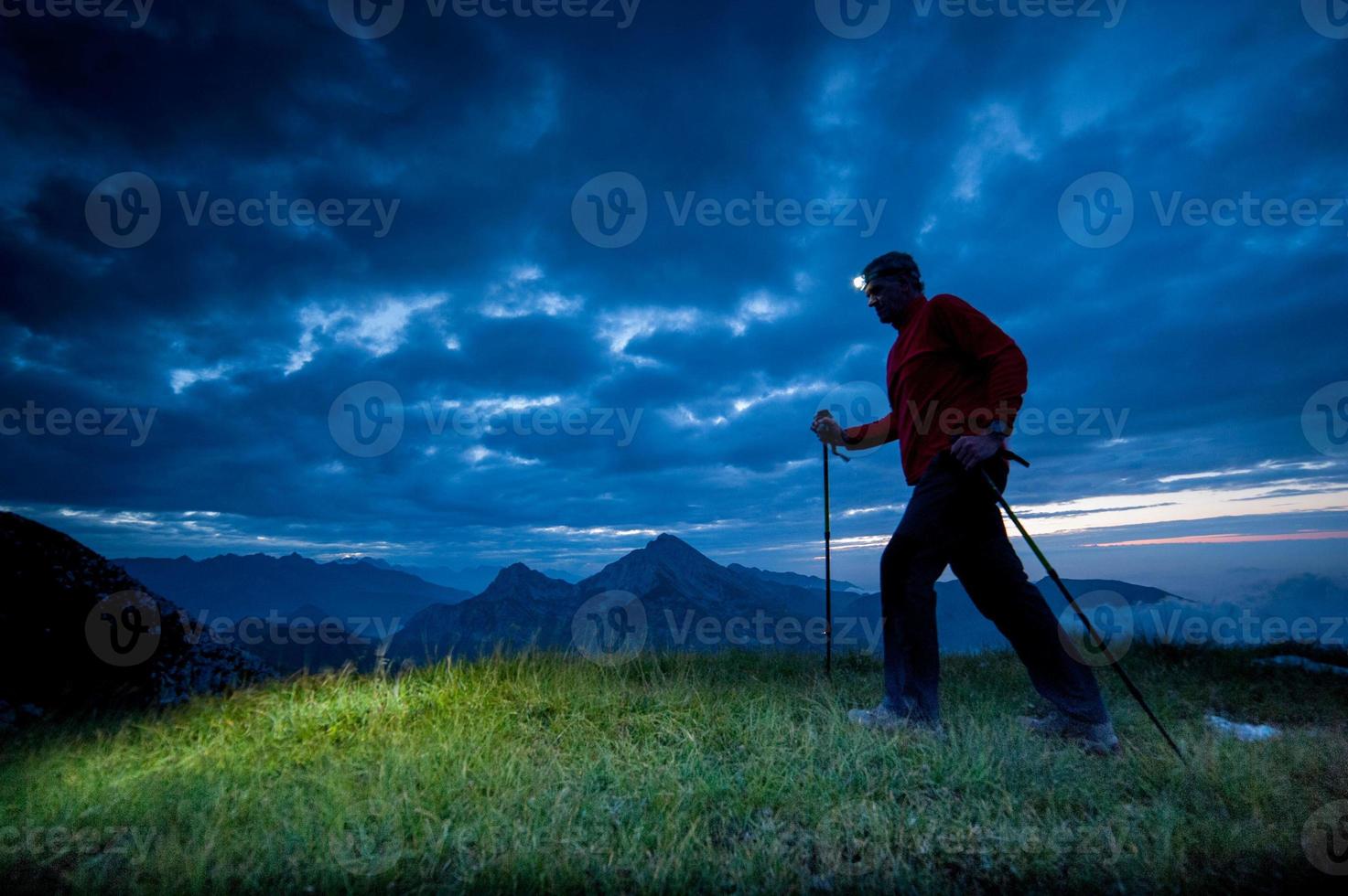 Walk before dawn photo