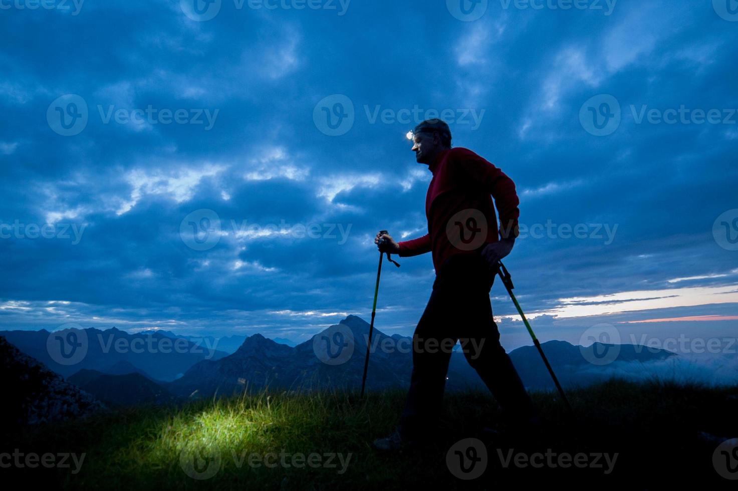 Walk before dawn photo