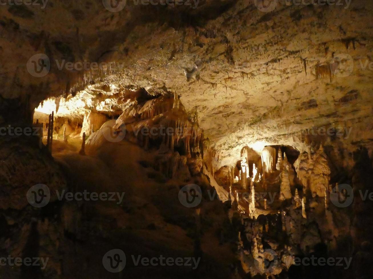 cueva kárstica en postojna foto