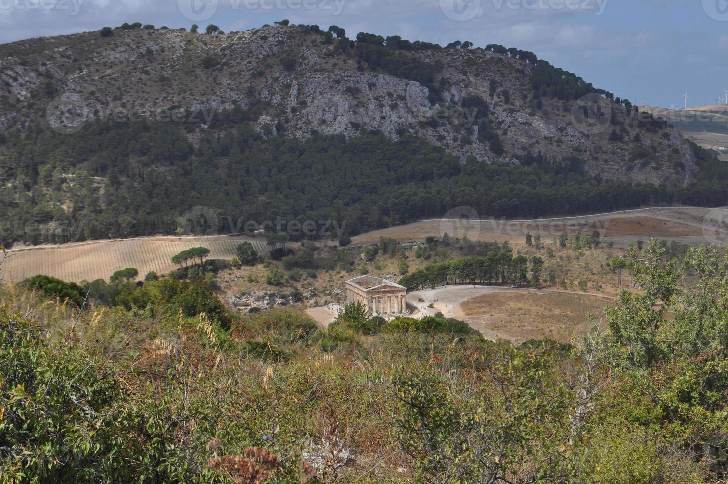 The hills in Segesta photo