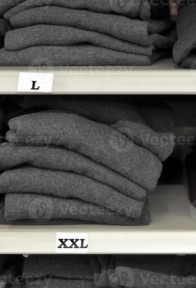 Cloths in a store photo