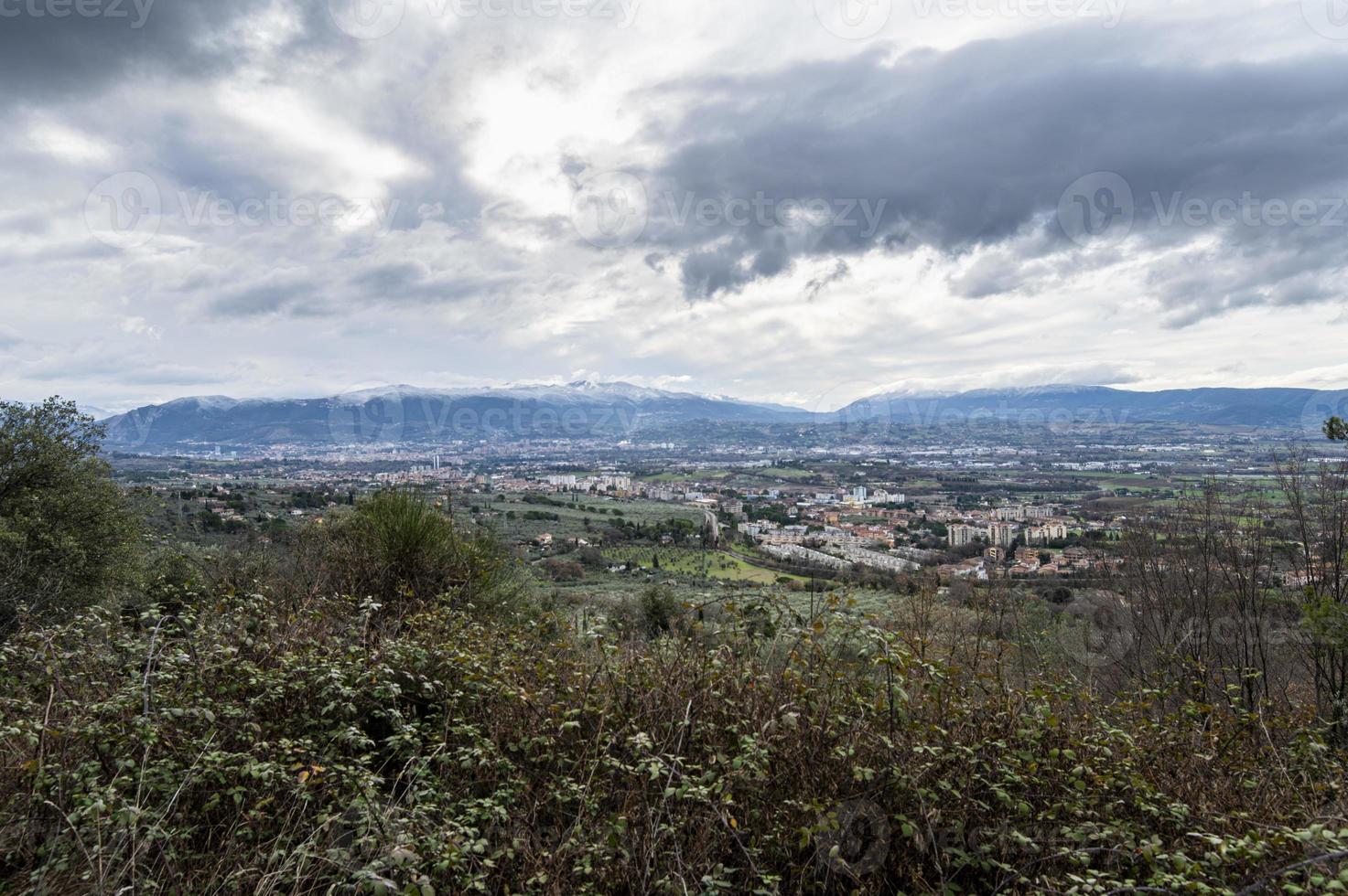 terni landscape seen from above photo