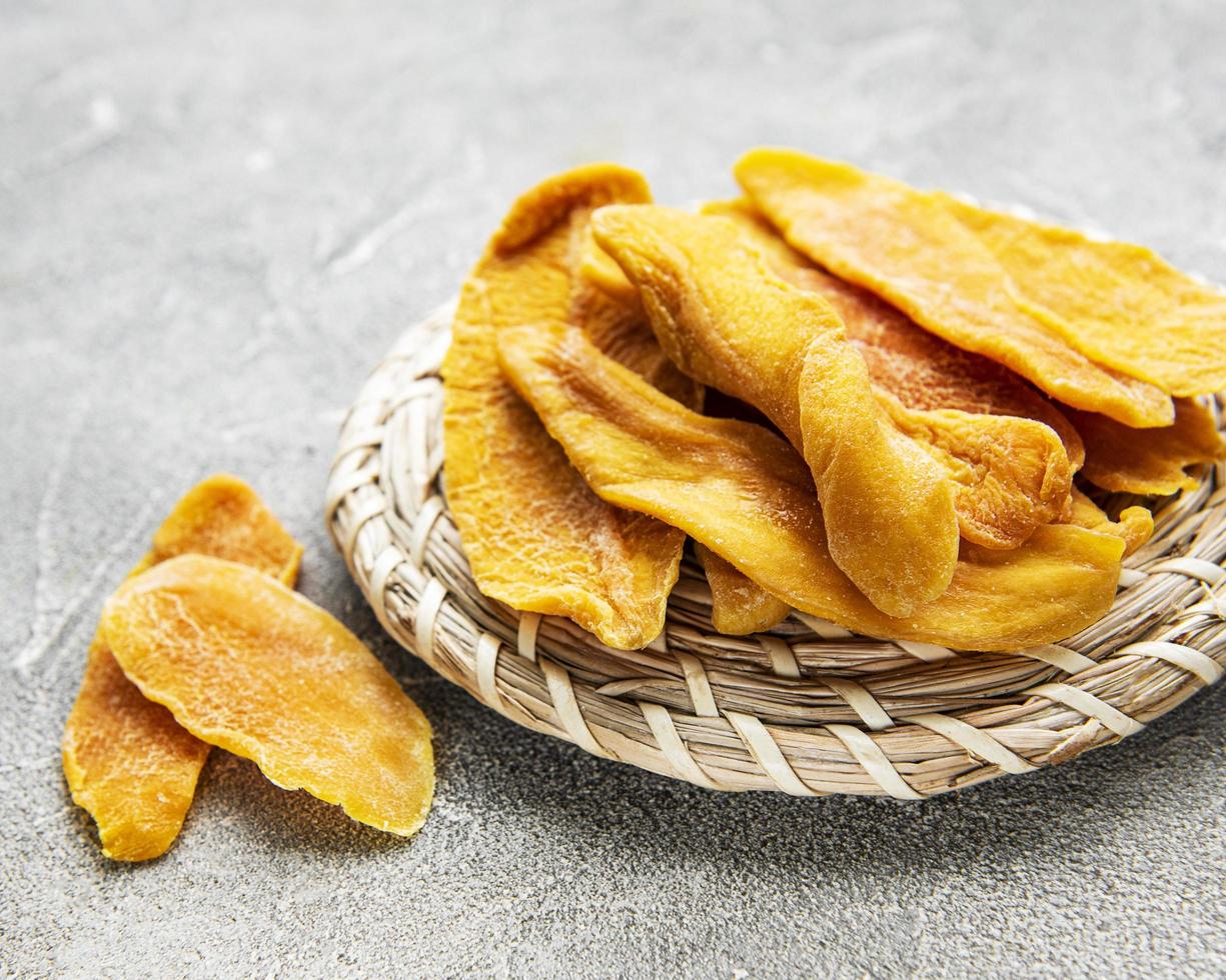 Dried mango slices photo