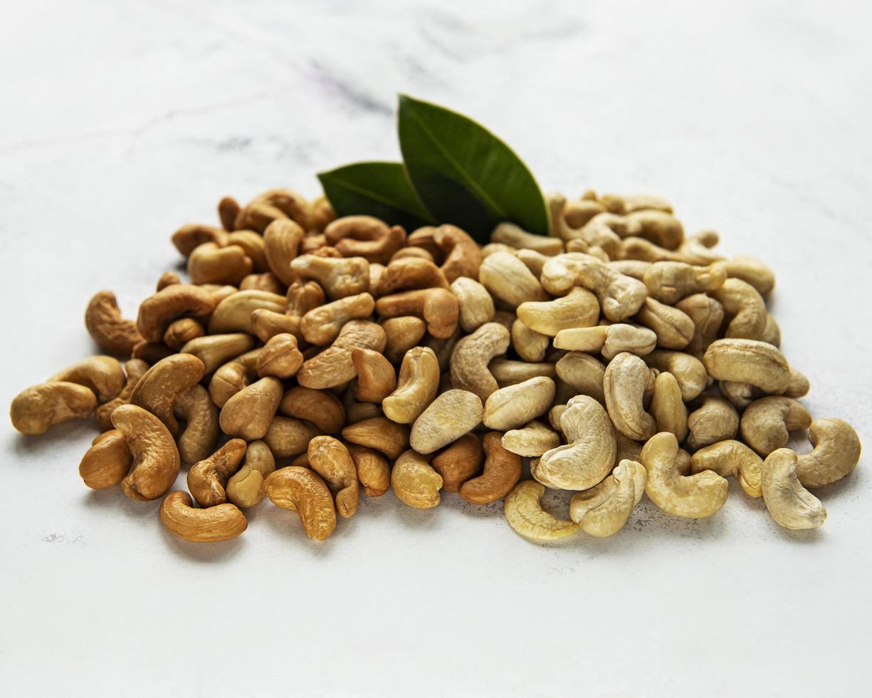 Tasty cashew nuts photo