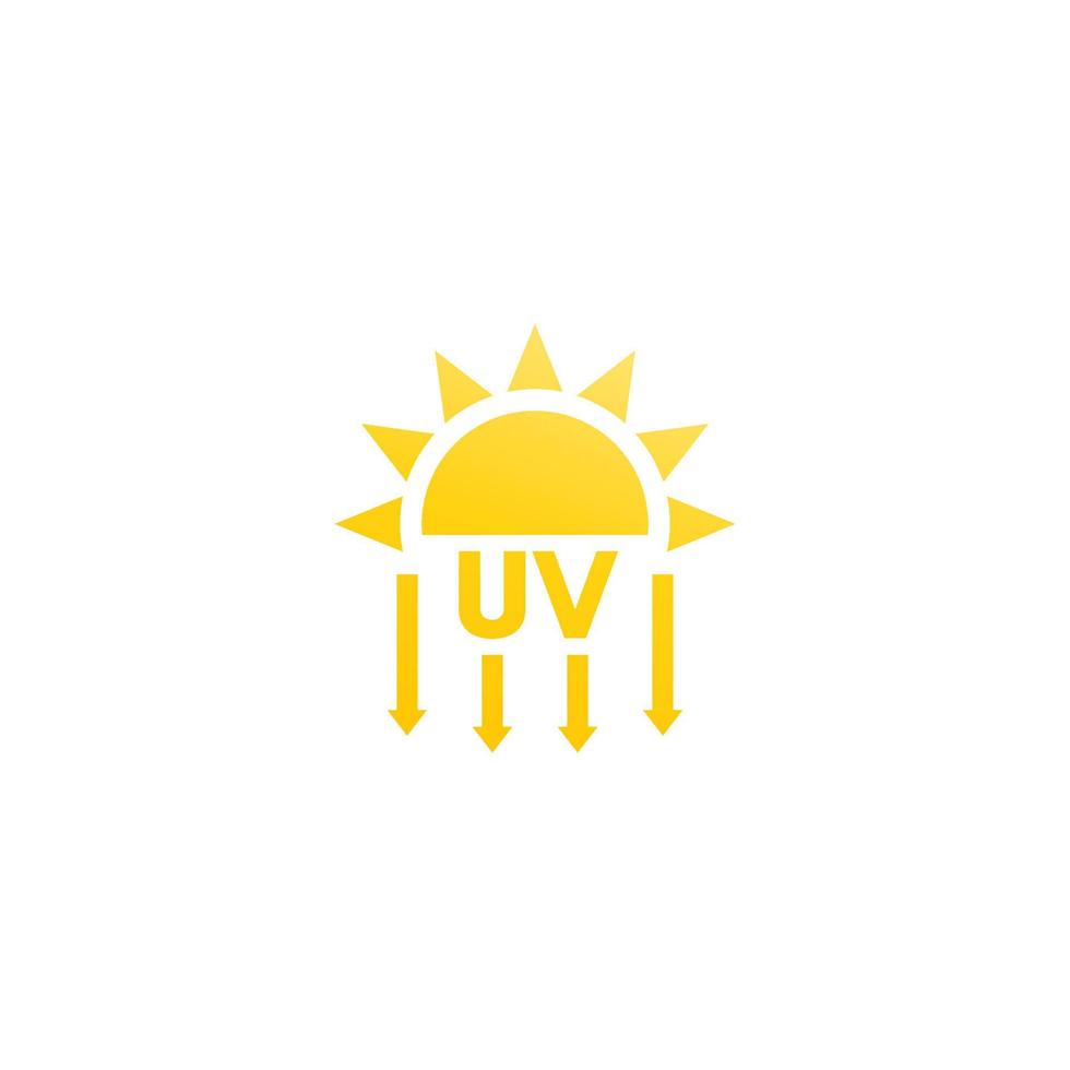 UV radiation, solar ultraviolet light vector