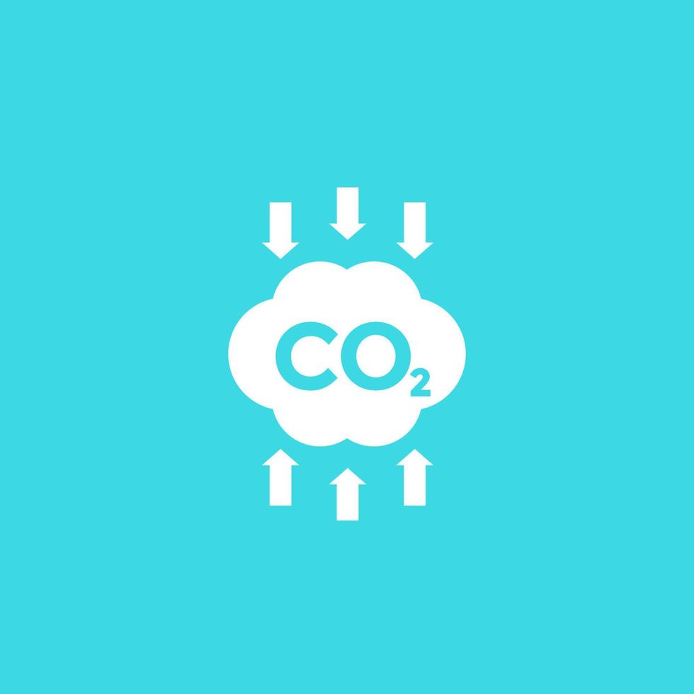 co2, carbon emissions reduction, vector