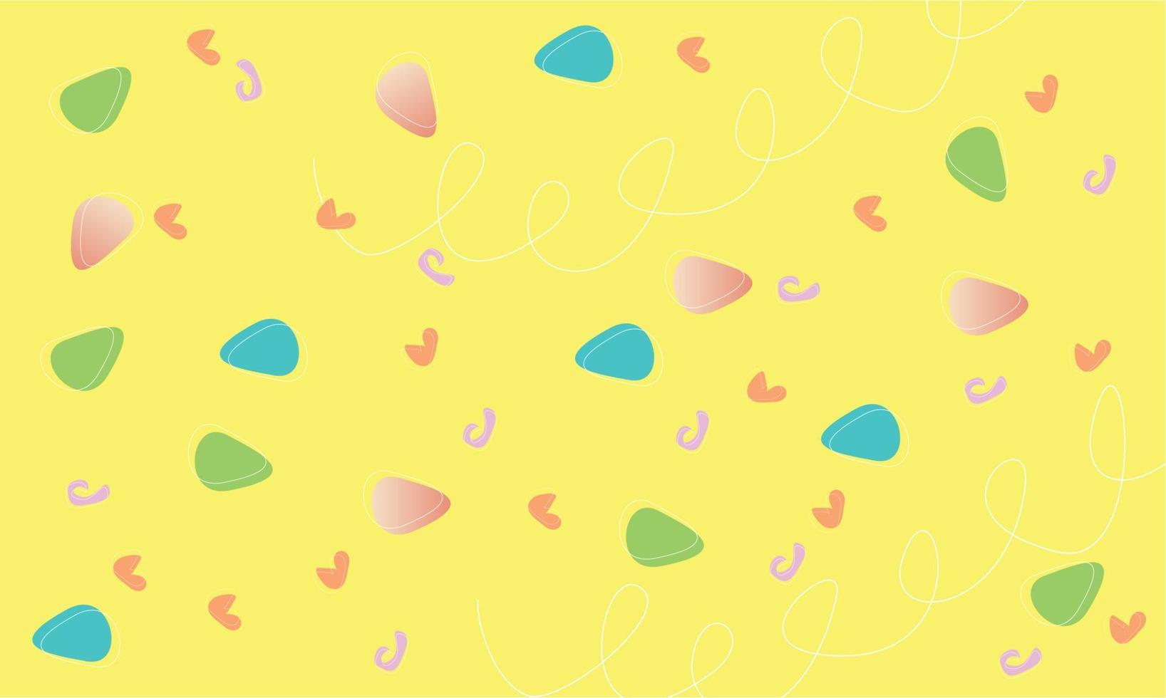Seamless pattern with leaf and line. Abstract leaf background. Vector illustration