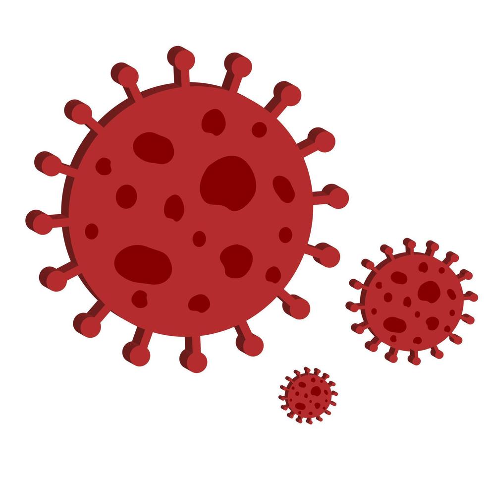 virus de icono vectorial, virus de microorganismo patógeno que solo puede replicarse en células vivas. parásitos microscópicos, generalmente mucho más pequeños que las bacterias. vector