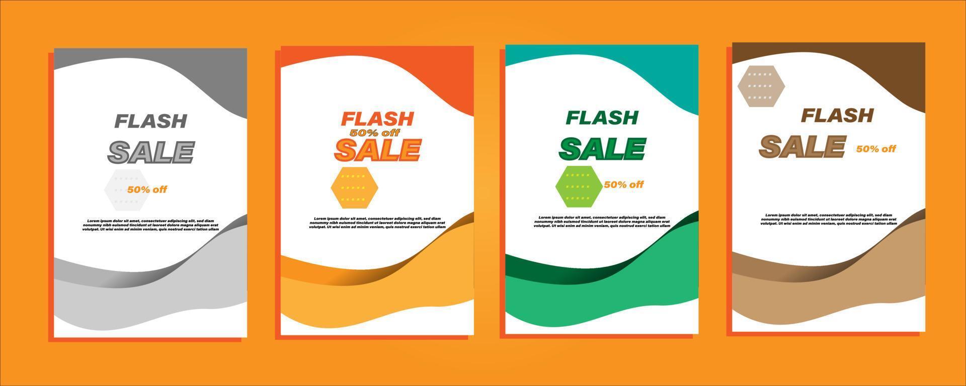 Best Sales Abstract Background 50 percent Discount With Elegant Theme Style 4 Simple and Colorful Design vector