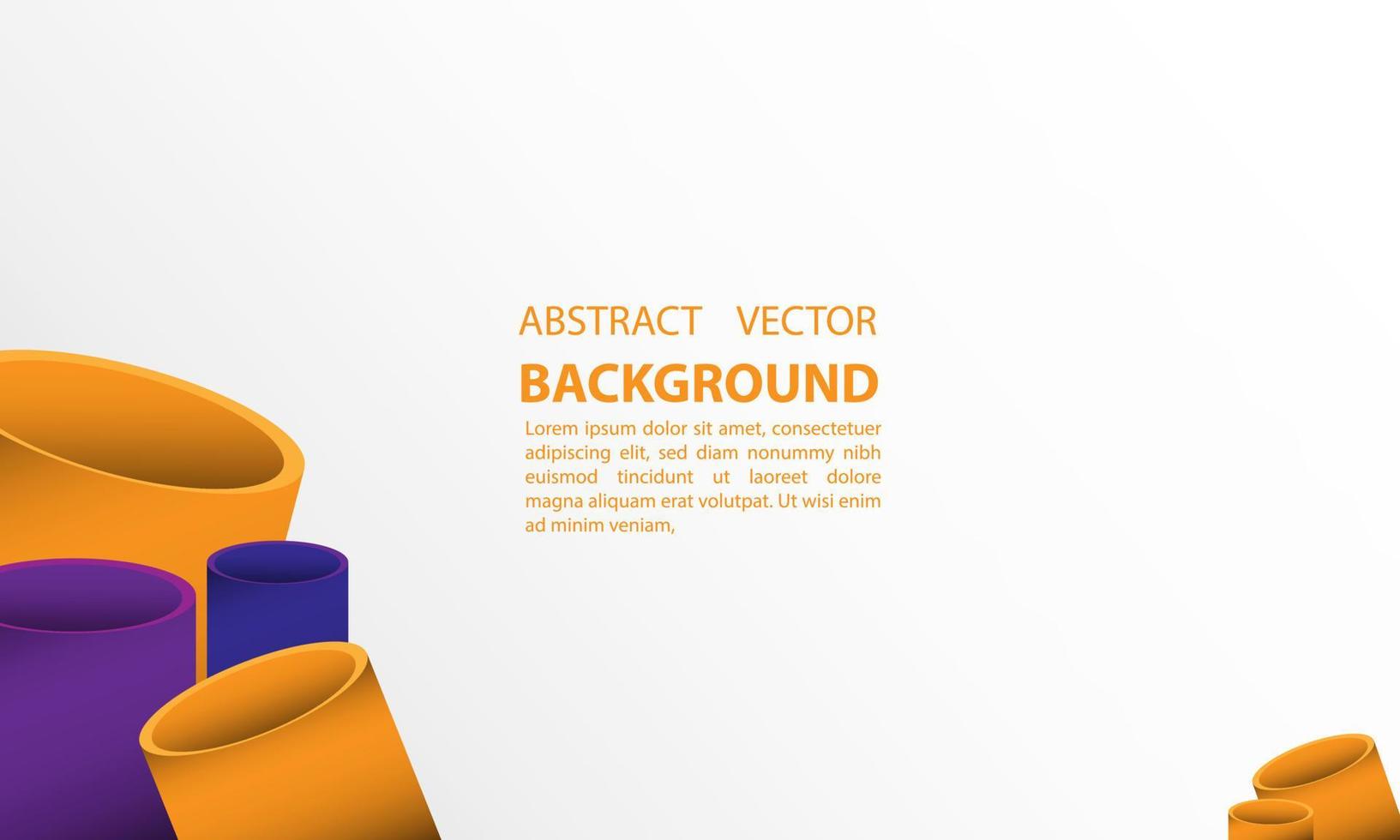 geometric liquid abstract background and box gradient color orange purple gradient, with elegant and simple style, for posters, banners, and others, vector design copy space area eps 10