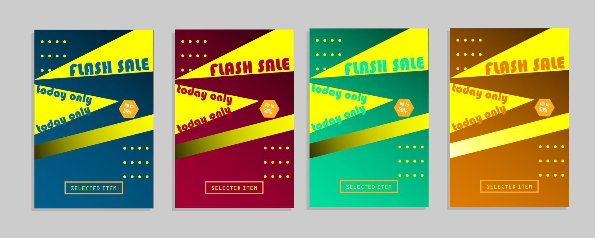 Best Sales Abstract Background 50 percent Discount With Elegant Theme Style 4 Simple and Colorful Design vector
