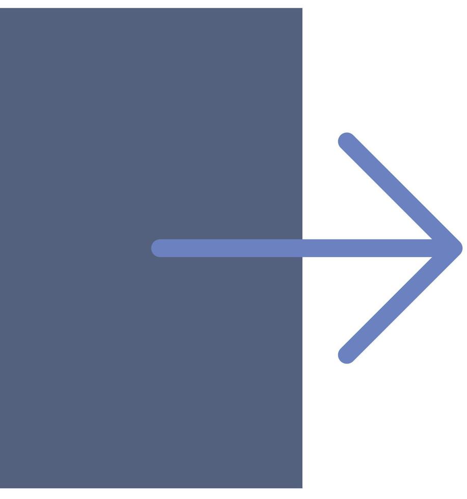 Exit Flat Icon vector