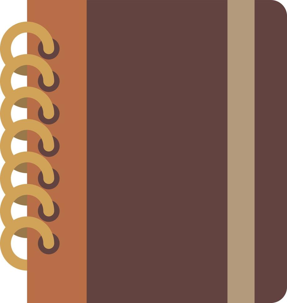 Notebook Flat Icon vector