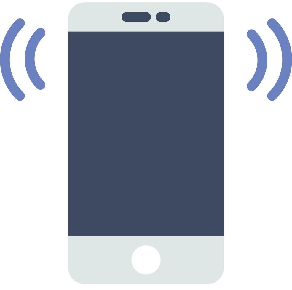 icono plano de teléfono inteligente vector