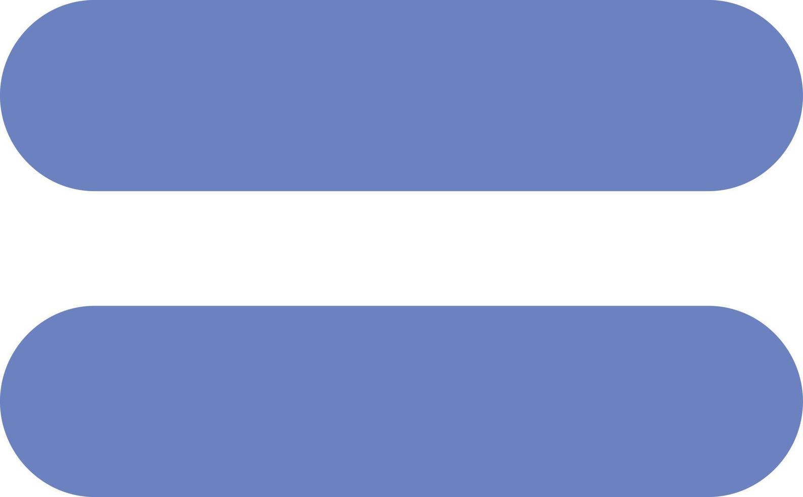 Equal Flat Icon vector