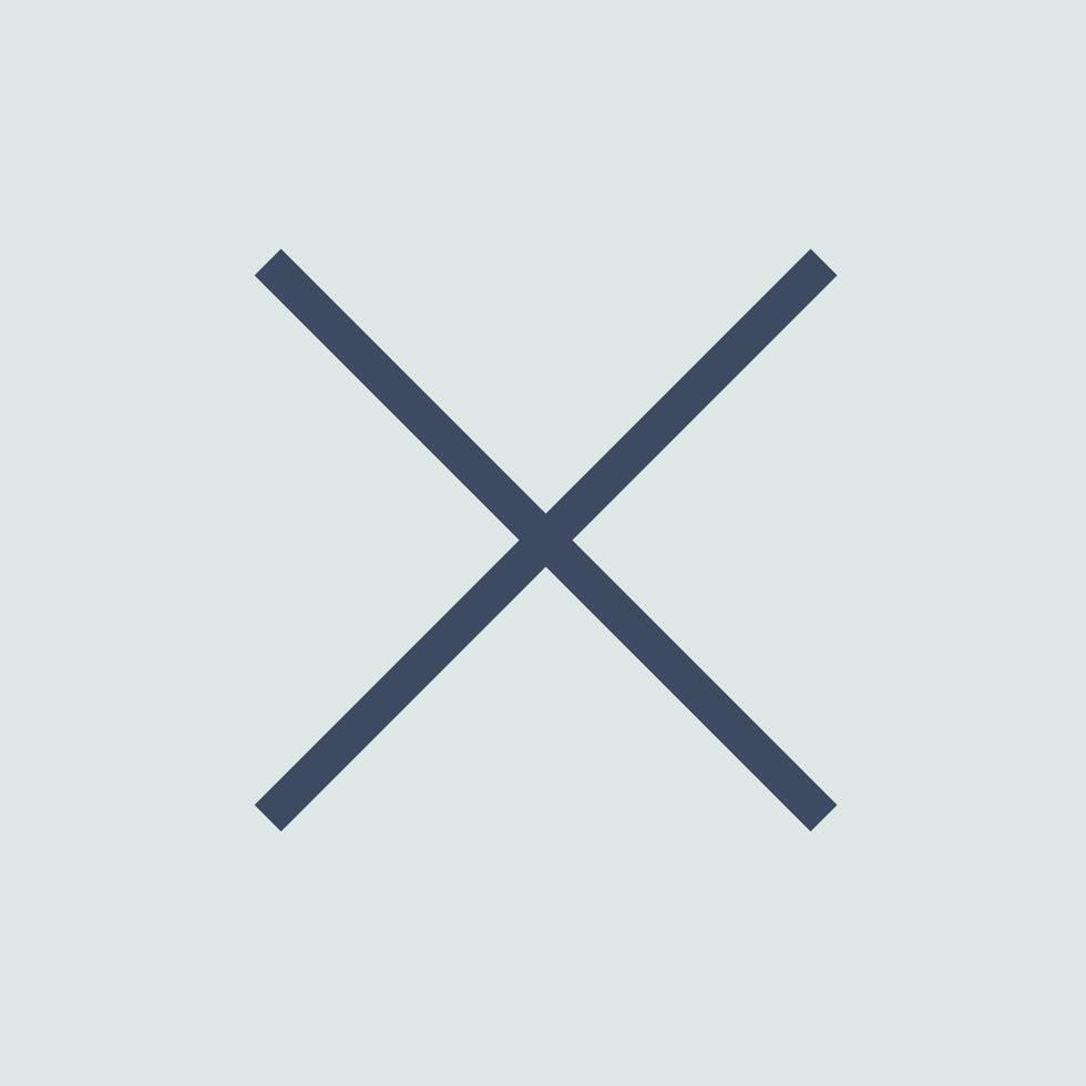 Multiply Flat Icon vector