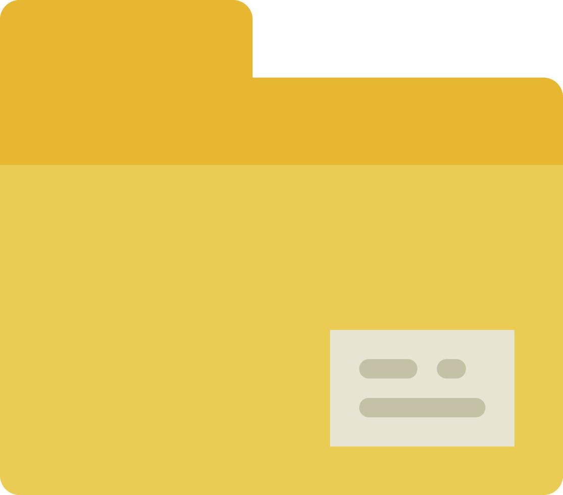 Folder Flat Icon vector