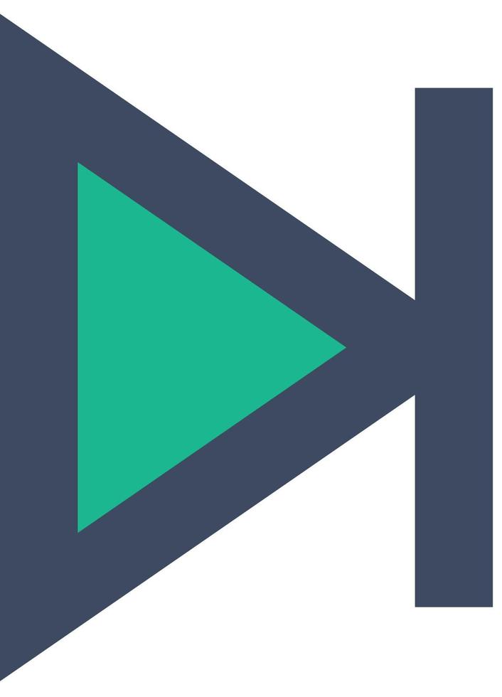 Next Flat Icon vector