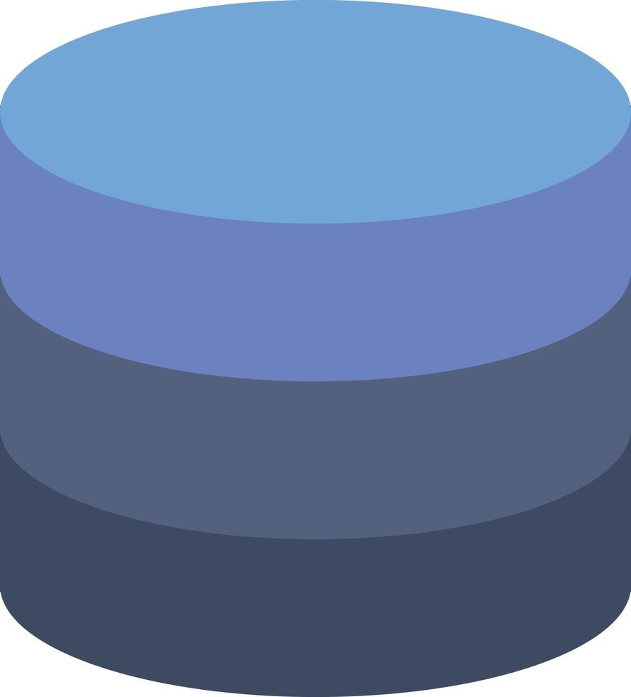 Database Flat Icon vector