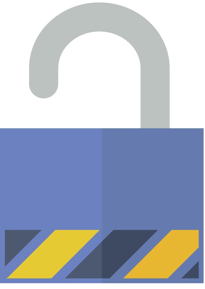 Locked Flat Icon vector