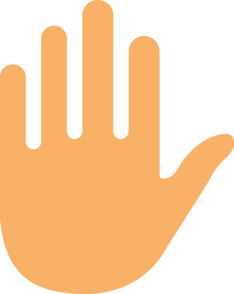 Hold Flat Icon vector