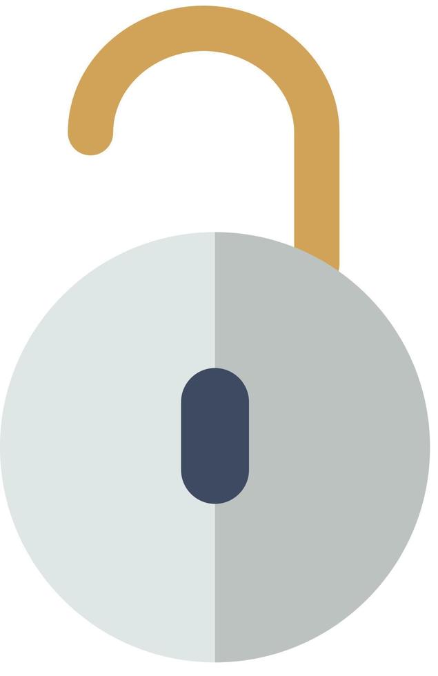 Unlocked Flat Icon vector
