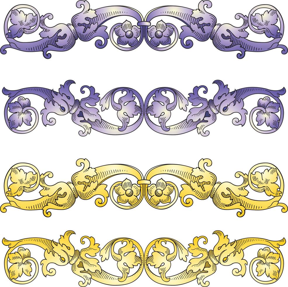 Chines Decorative Ornaments 03 vector