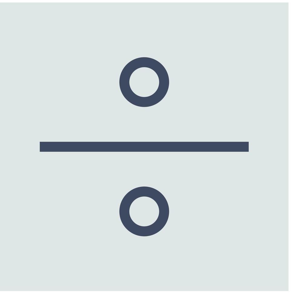 Divide Flat Icon vector