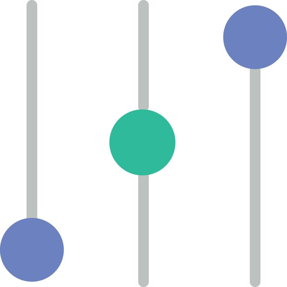 Controls Flat Icon vector