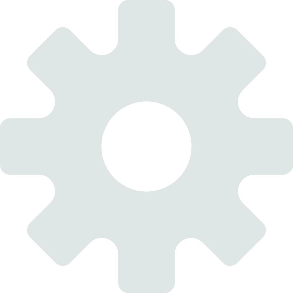 Settings Flat Icon vector