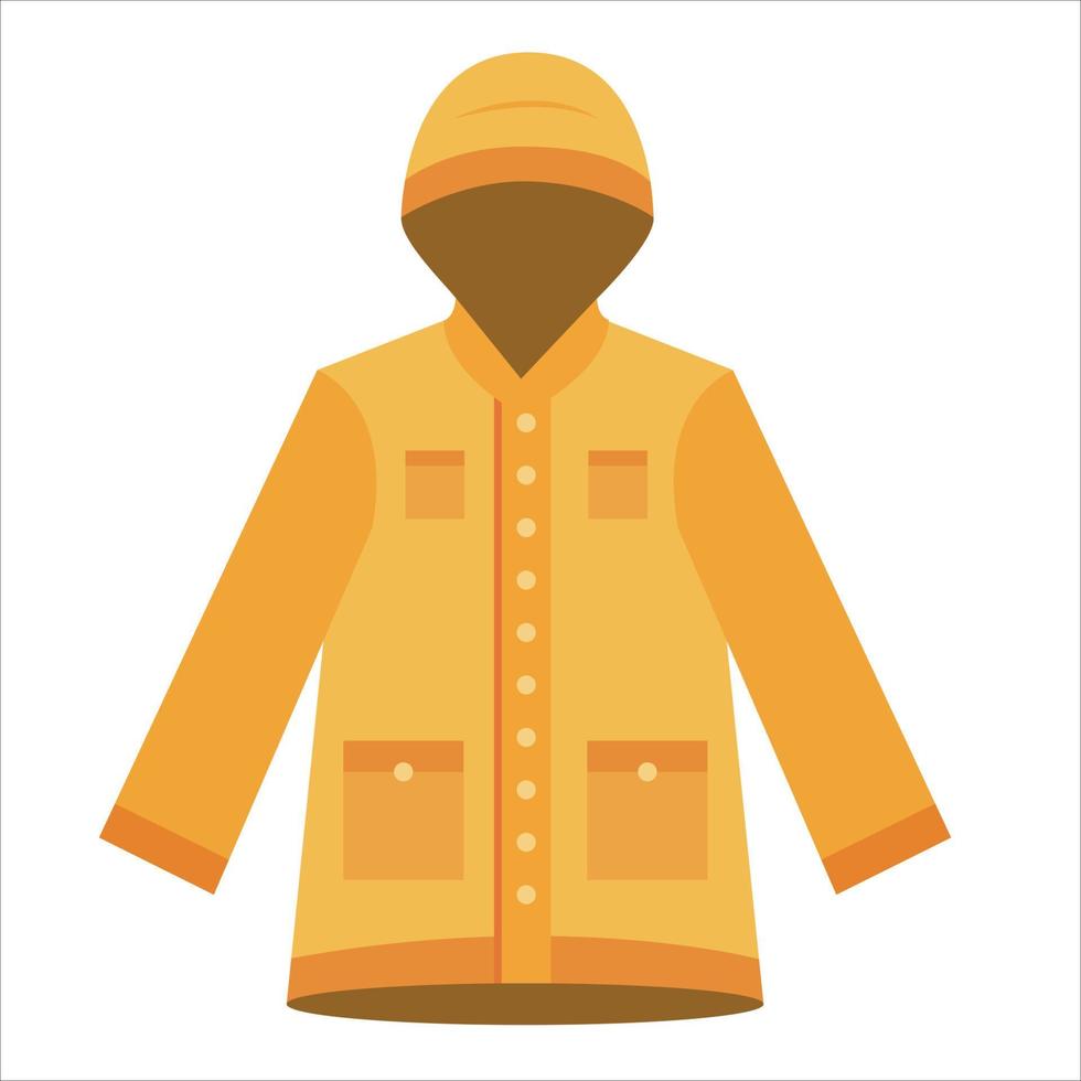 Raincoat vector clipart