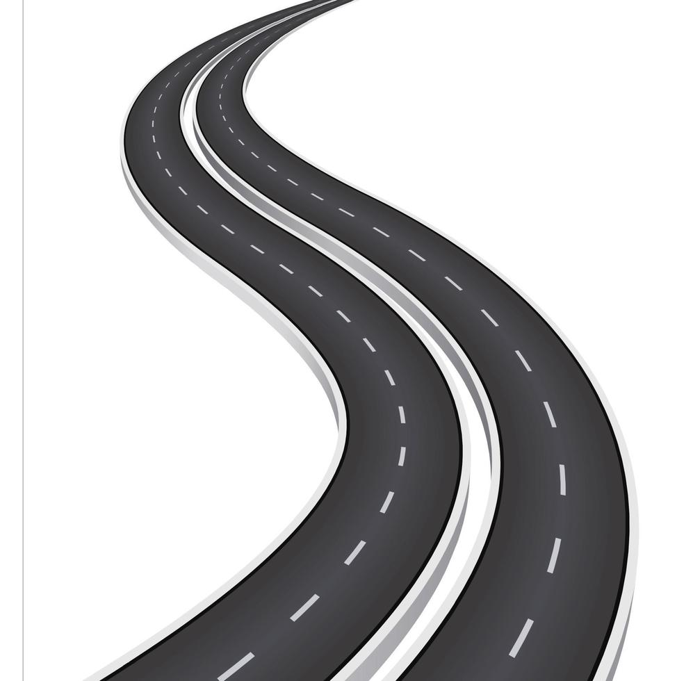 Road, Sadak, highway vector illustration