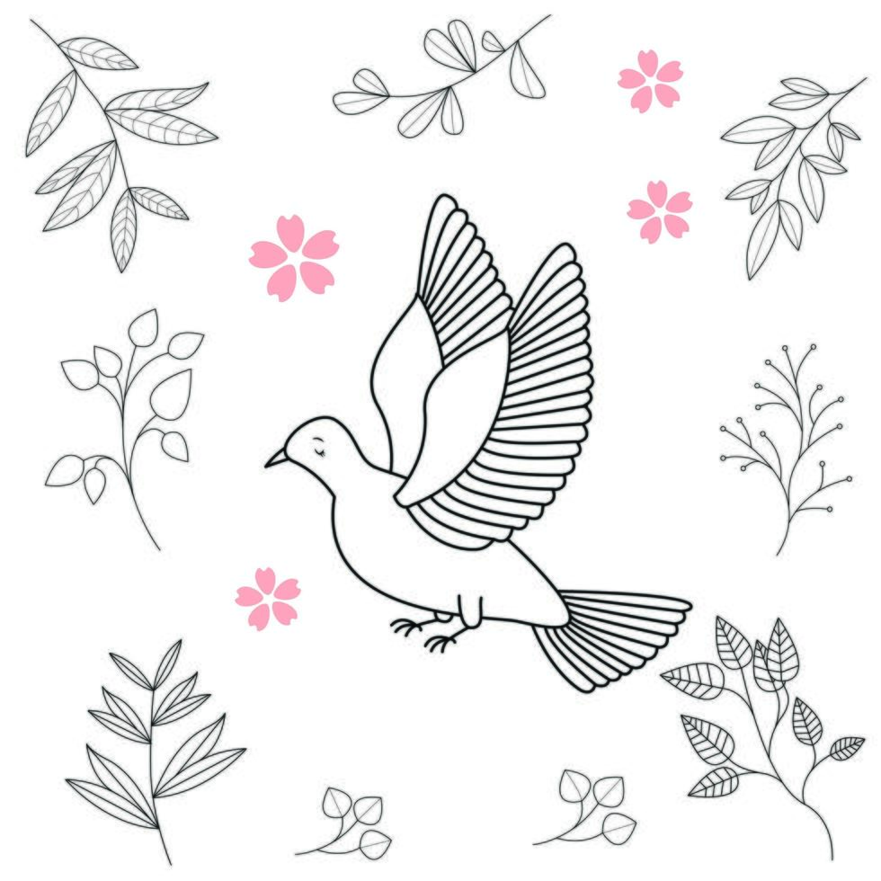 Seamless childish pattern with cute animals in black and white style. Vector illustration. Beautiful animals. Creative scandinavian kids textures for fabric, wrapping, textile, wallpaper, clothes.