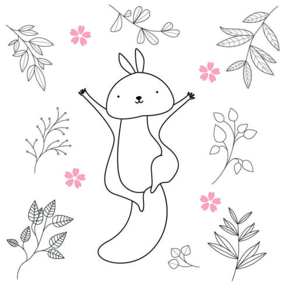 patrón infantil impecable con lindos animales en estilo blanco y negro. ilustración vectorial hermosos animales texturas creativas para niños escandinavos para tela, envoltura, textil, papel pintado, ropa. vector