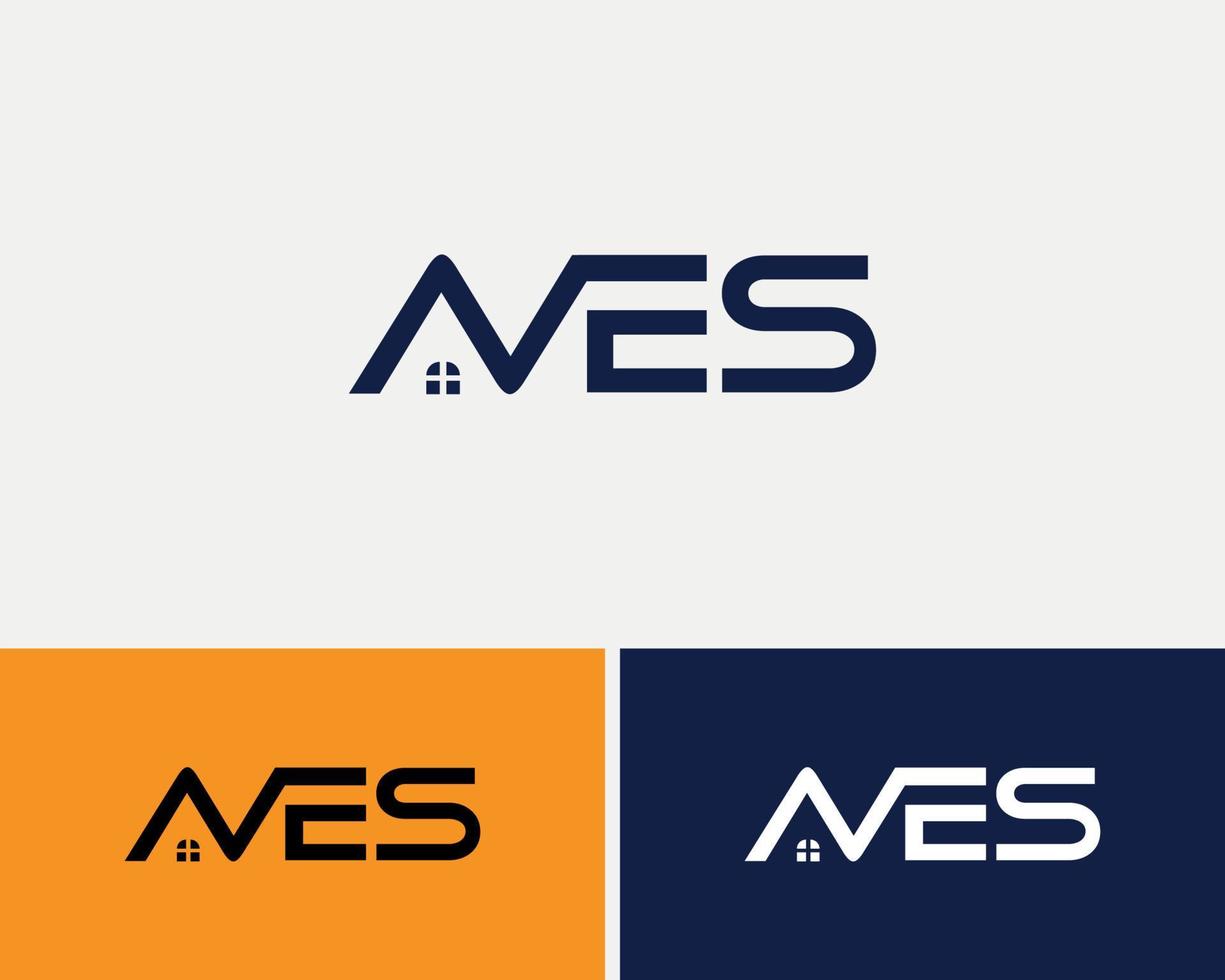 AVES House Logo Design Template vector