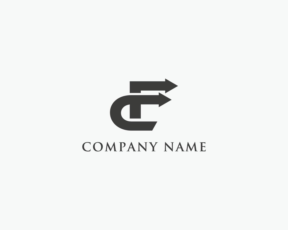 FC Financial Logo Design vector