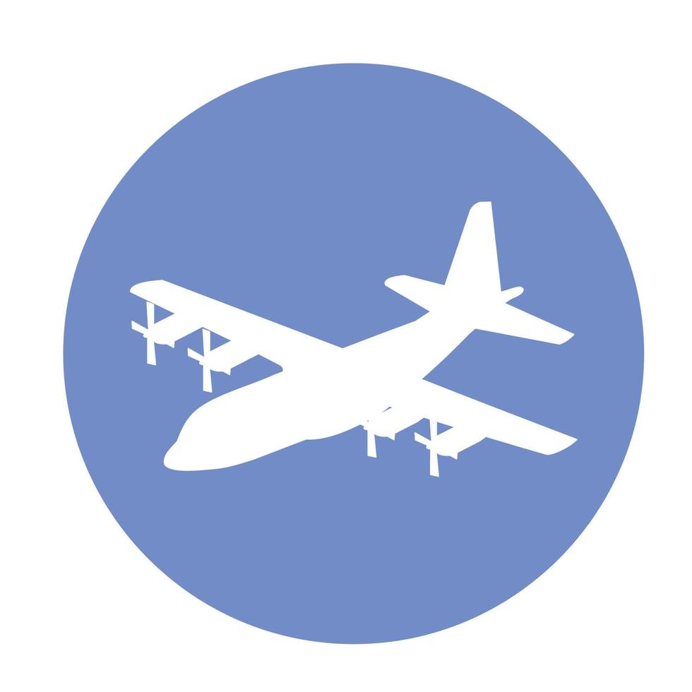 military airplane cargo vector design