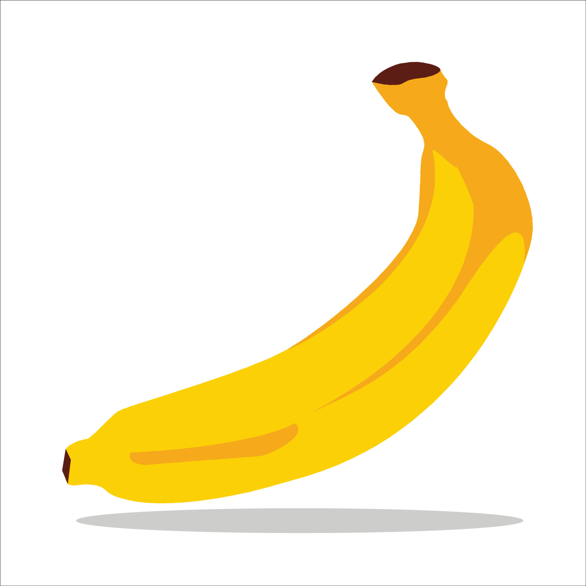 fruit banana cartoon vector object 4557618 Vector Art at Vecteezy