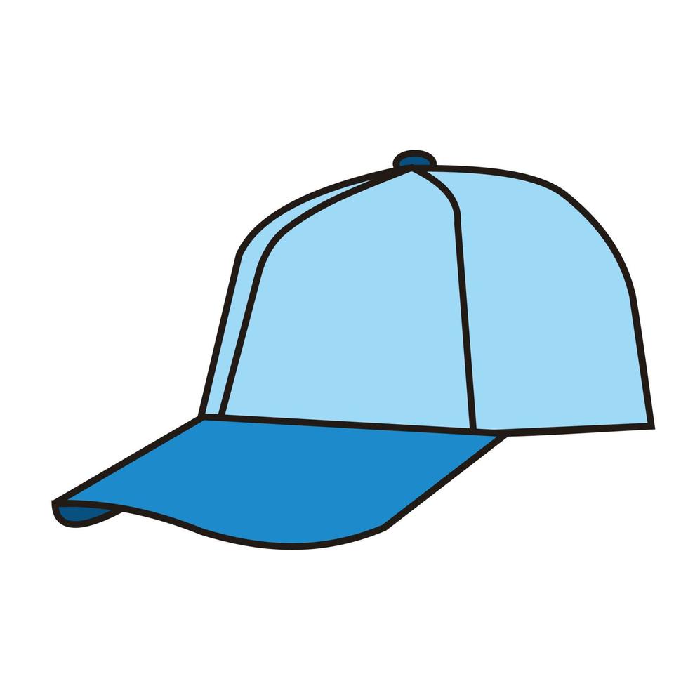 diseño de vector de moda de sombrero de softbol