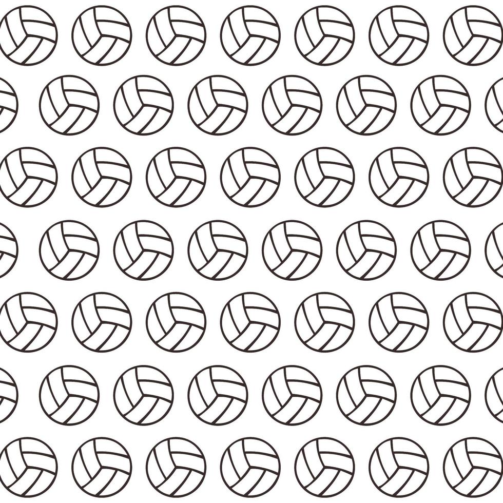 volley ball ornament pattern vector design
