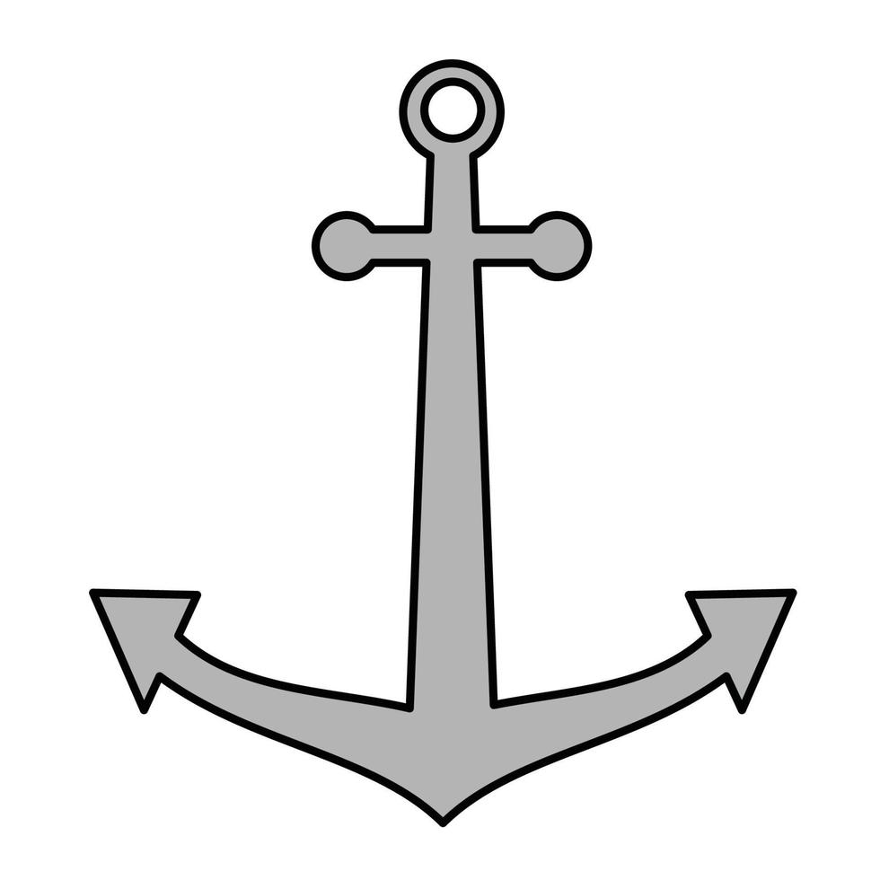 anchor icon vector