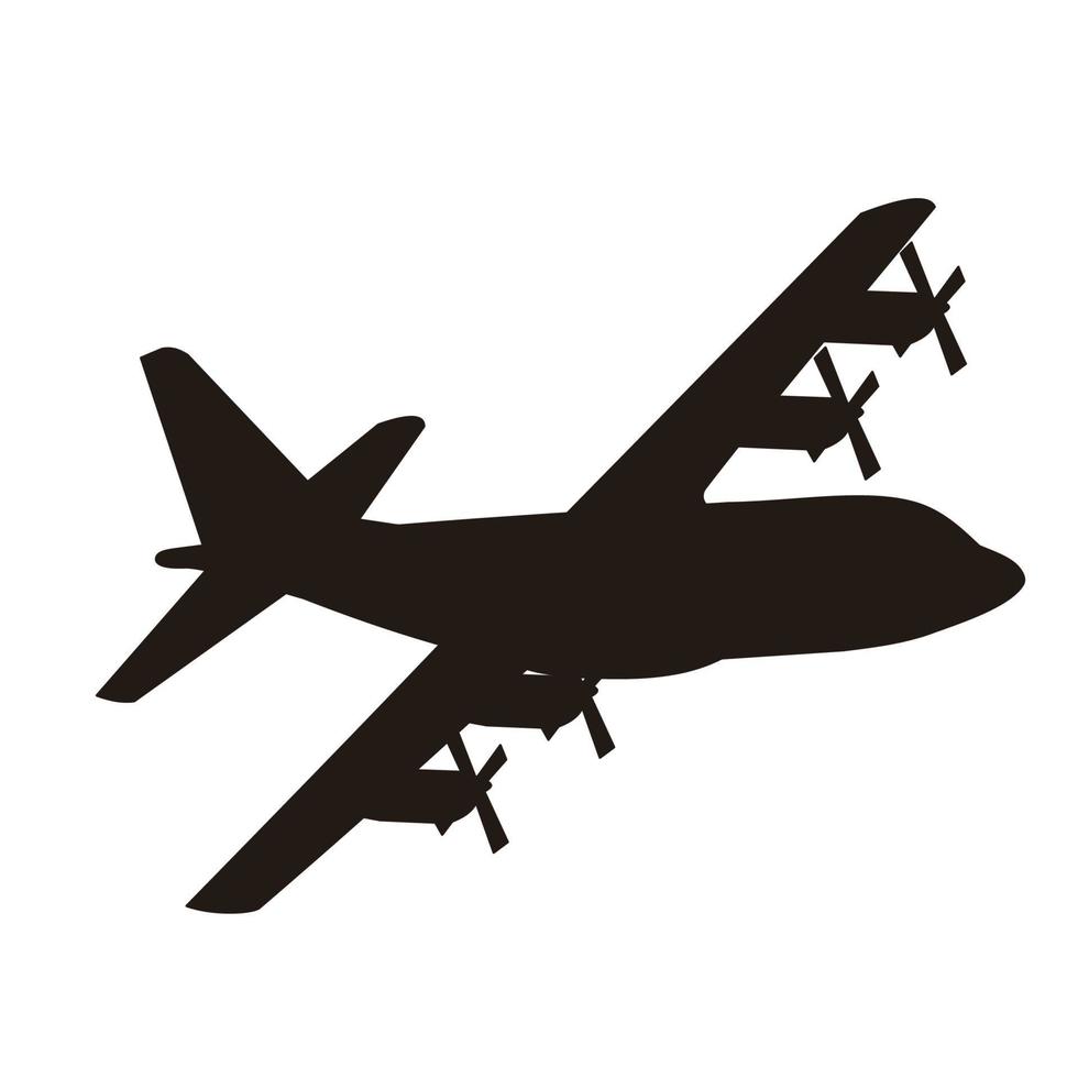 military airplane cargo vector design