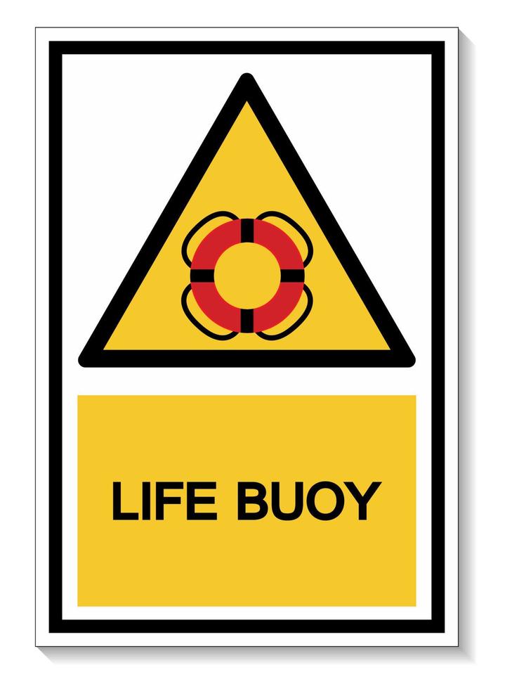 Life Buoy Symbol Sign Isolate on White Background,Vector Illustration EPS.10 vector