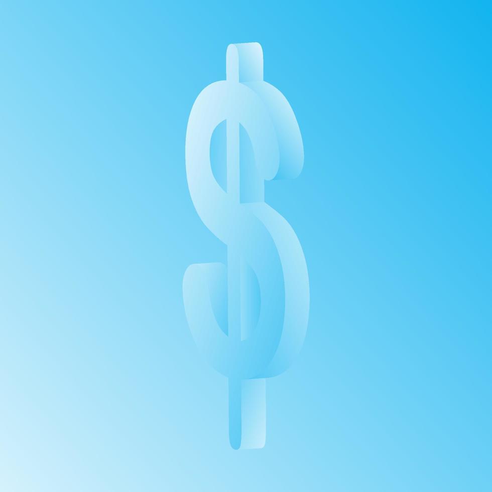 Dollar Mark 3D Vector