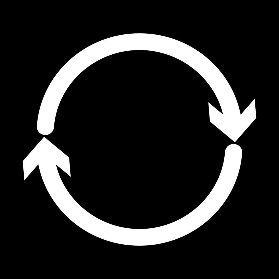 Arrow Vector Icon Loop in circle