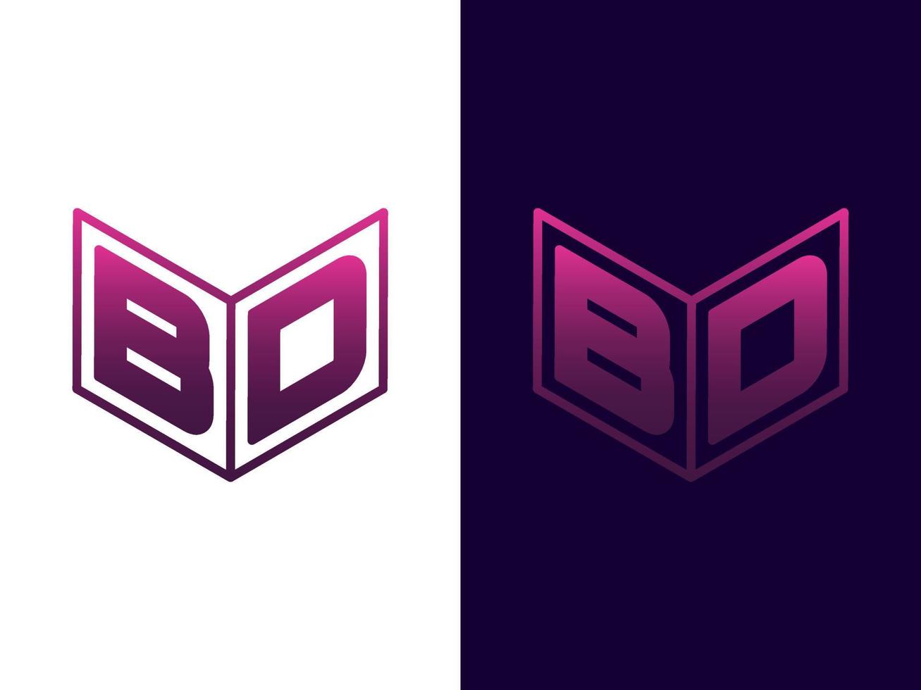 Initial Letter Minimalist And Modern 3d Logo Design Vector Art At Vecteezy