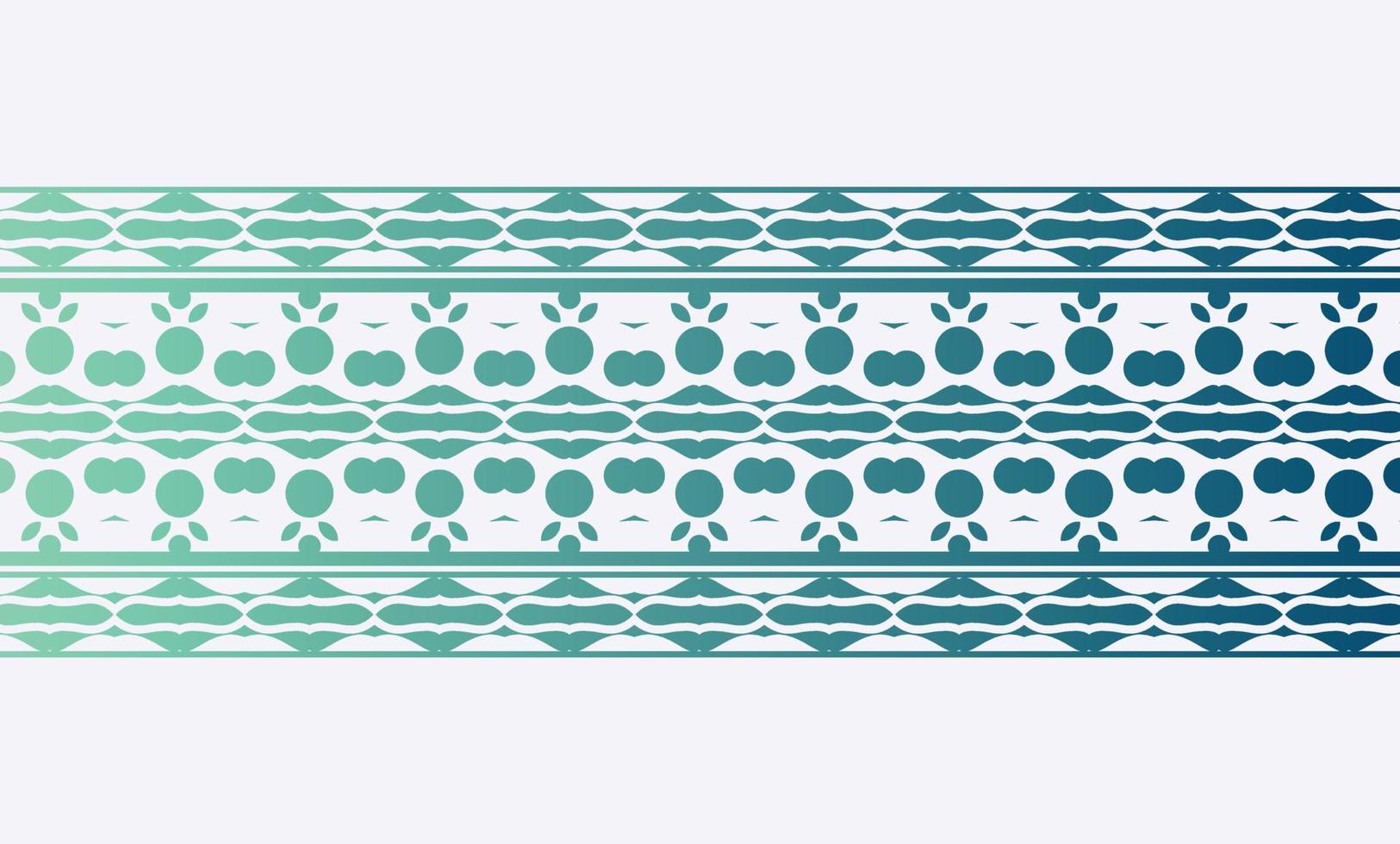 Gradient decorative border design template vector